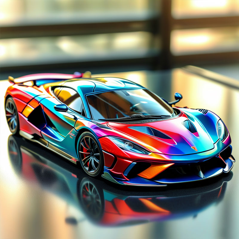 定制玩具車兒童合金車彩色豪華跑車模型電動遙控車玩具工廠批發